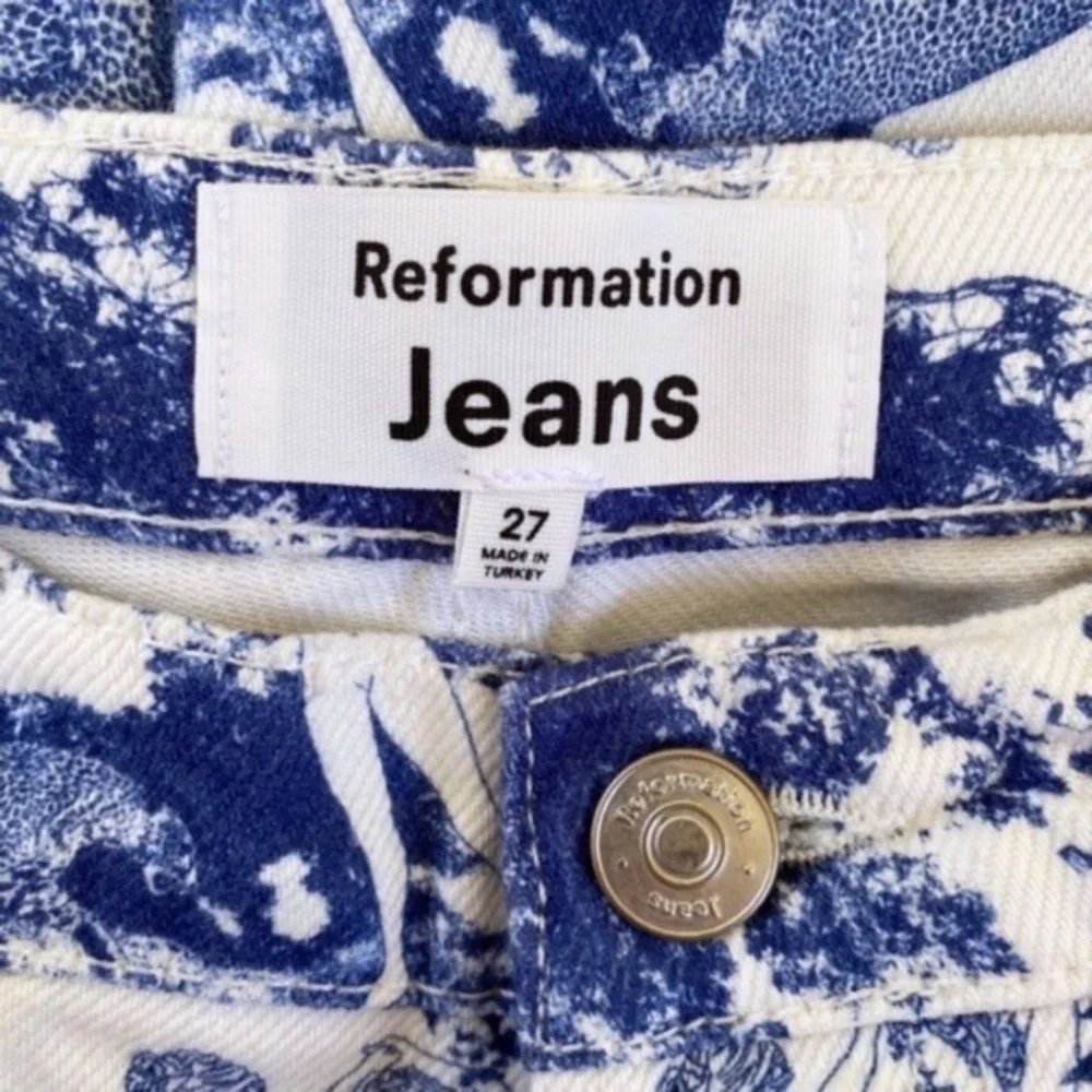 NEW Reformation Pastoral High Rise Straight Jeans 27 - Picture 13 of 16